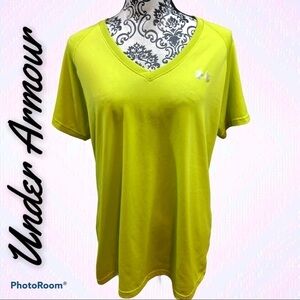 Under ARMOUR bright yellow top